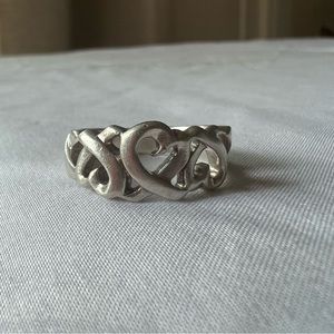 Tiffany Picasso Loving Heart Ring Size 8